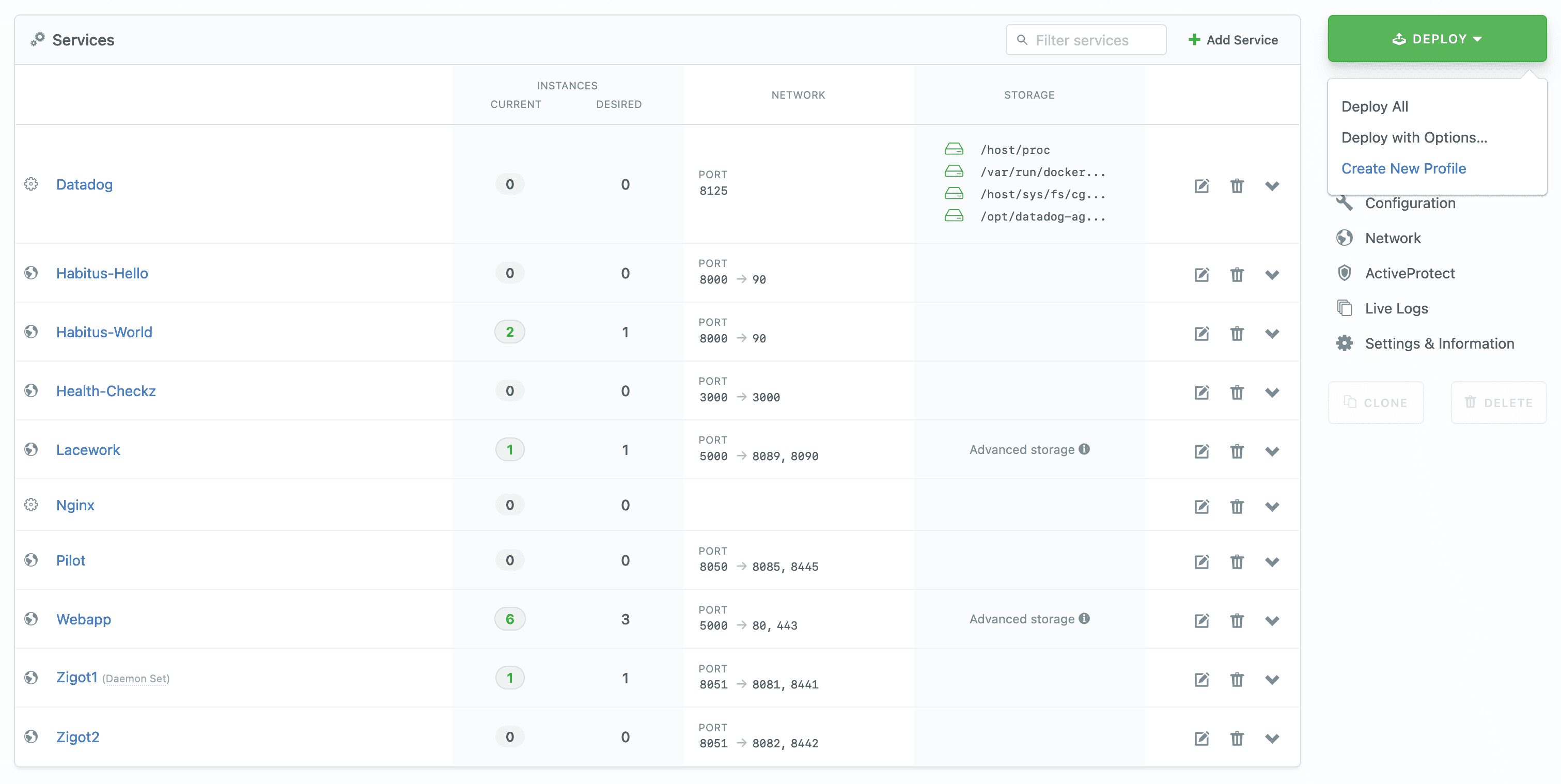 Cloud 66 Dashboard